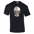 NA129 NABD Steel Skull Saphire Eye T Shirt